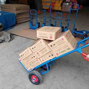 Carro de Almacén Plegable con Marco de Acero y 2 Ruedas, 1140x460x520mm, para Almacenamiento y Transporte - Product Image 3