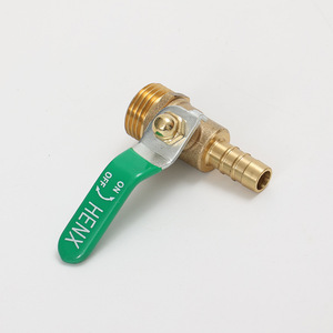 Robinet à bille Henx 1/2 pouce en bronze, commande manuelle de l'eau pour systèmes de climatisation - Product Image 1