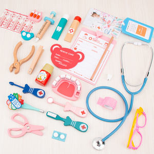 Ensemble de Jeu d'Imitation Éducatif pour Enfants – Prise en Charge des Commandes Mixtes – Kit <span class=keywords><strong>Docteur</strong></span> en Bois pour Enfants - Product Image 4