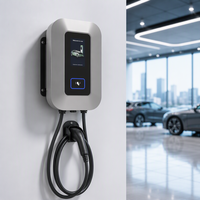 Station de recharge DC NECS 7/11/22 kW avec écran tactile 5 pouces, chargeur intelligent pour véhicules électriques OCPP 1.6 Type 2 32A IP55