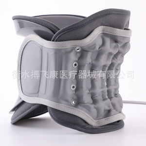 Attelle de cou gonflable, dispositif de traction cervicale, pompe manuelle, support réglable pour soulager les douleurs cervicales - Product Image 3