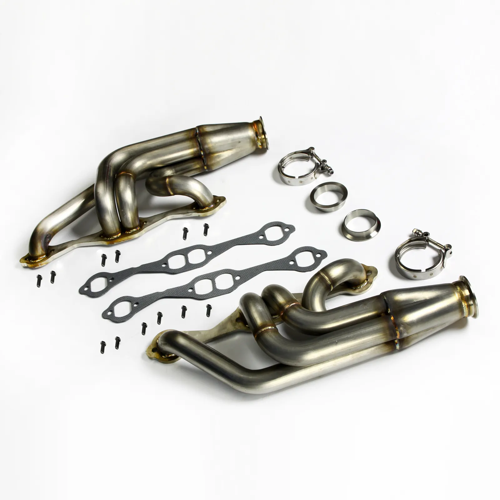 Para Chevy Chevelle Malibu El Camino A-Body SBC Small Block V8 Turbo Headers