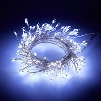 Guirlande lumineuse LED en fil de cuivre pour feux d'artifice, intérieur, IP44, fonctionnant sur piles, USB, à intensité variable, pour Noël, fêtes, décorations festives, vente en gros
