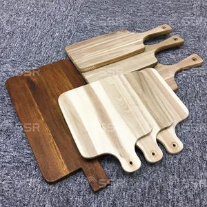 Planche à découper de cuisine de Restaurant, outil de service en bois d'acacia - Product Image 2