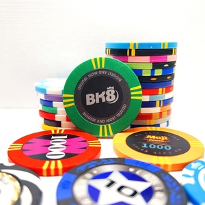 High Quality Wholesale Personalize Logo Ceramic ABS Clay <strong>Poker</strong> <strong>Chips</strong> Ceramic <strong>Poker</strong> <strong>Chips</strong> For Promotion Game - Product Image 2