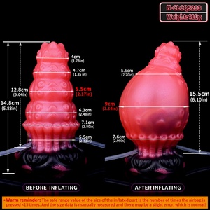 ของเล่นทางเพศรูปหนวดปลาหมึกเป่าลมสำหรับสอดใส่ทางทวารหนัก กระตุ้นช่องคลอดและทวารหนัก สำหรับผู้หญิงและผู้ชาย ใช้เป็นเครื่องขยายรูทวารหนักและเครื่องนวด - Product Image 2