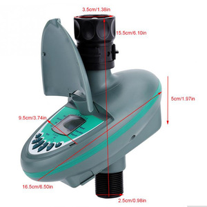 Contrôleur d'irrigation électronique automatique intelligent pour système de pulvérisation de <span class=keywords><strong>jardin</strong></span> extérieur, alimenté par batterie, 4 zones - Product Image 4