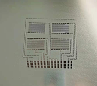 Dispositif de test IPC-B-24 à motif de peigne en cuivre nu pour la mesure de la résistance d'isolement de la surface du revêtement de circuits imprimés (SIR)