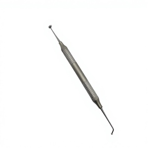 Ensemble de polisseurs dentaires manuels en acier inoxydable, poignée moletée, instrument chirurgical de classe I, couleur argent, double extrémité - Product Image 2