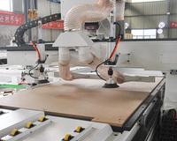 Router CNC con Control Syntec, Motor Yaskawa Japonés de 9kw, Husillo Único, 3 Ejes, Máquina para Trabajar la Madera y Fabricación de Gabinetes