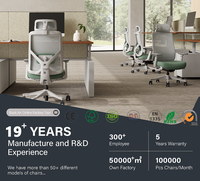 Nouvelle Chaise de Bureau Ergonomique Confortable pour Réunions, Chaise de Direction Pivotante en Maille Rembourrée Inclinable pour Ordinateur, Qualité Premium