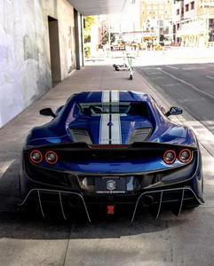 Kit de Carrocería de Fibra de Carbono Estilo KY para Ferrari F8, Nuevo, Difusor Delantero, Alerón, Capó, Parachoques de Fibra de Carbono - Product Image 4