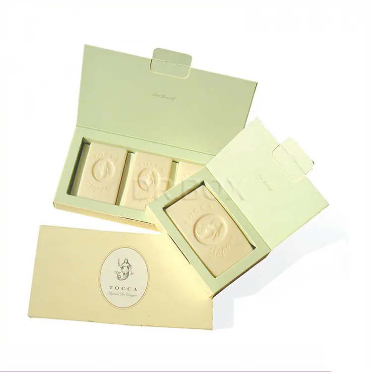 Cheap Wholesale Luxury Kraft Paper Soap Packaging Box With Custom Printing