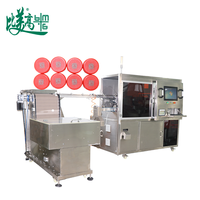 Machine de production avec alimentation automatique de bouchons, tri, codage laser UV, collecte de données QR, téléchargement, rejet des défauts et traçabilité complète