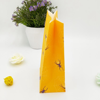 Sacs cadeaux en papier jetables de luxe pour fête d'anniversaire, motif araignée, biodégradables, imperméables, sacs en papier pour la restauration rapide, sacs d'emballage alimentaire