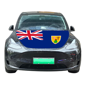 Funda para Capó <span class=keywords><strong>de</strong></span> Coche con Bandera Nacional <span class=keywords><strong>de</strong></span> las Islas Turcas y Caicos, Funda para Motor <span class=keywords><strong>de</strong></span> Coche con Bandera, Venta Directa <span class=keywords><strong>de</strong></span> Fábrica, Tela <span class=keywords><strong>de</strong></span> Poliéster - Product Image 2