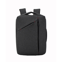 Mochilas de viaje escolar de gran capacidad personalizadas, superventas, bolsas impermeables para ordenador portátil de negocios, cremallera de poliéster, logotipo personalizable