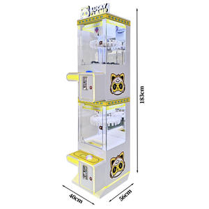 Customized Double-layer Mini Children <b>Claw</b> <b>Machine</b> Metal Structure Arcade Entertainment Toy Crane Coin-operated Vending <b>Machine</b> - Product Image 2