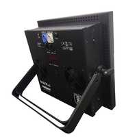 Projecteurs LED COB 4 yeux ZY 4x100W 3300K-5300K blanc chaud, contrôle DMX512, CRI 90 élevé pour éclairage de scène de mariage et de théâtre