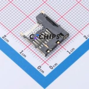 ZX-TF-481.85J SD Card / Memory Card Connector SMD Connector Self-Return Type MicroSD Card (TF Card) Card Holder 2.8mm - Product Image 2