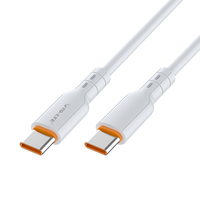 Cable de PVC Tipo-C a Tipo-C de Última Generación, Carga Rápida PD de 60W para Computadora, Teléfono, Laptop y Auriculares