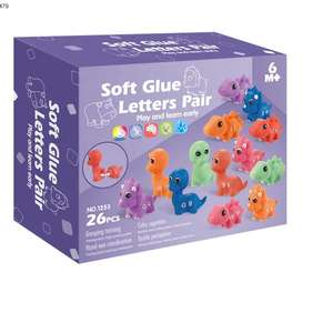 Juego <span class=keywords><strong>de</strong></span> emparejamiento <span class=keywords><strong>de</strong></span> alfabeto Montessori educativo temprano, juguetes <span class=keywords><strong>de</strong></span> aprendizaje, juego <span class=keywords><strong>de</strong></span> rompecabezas <span class=keywords><strong>de</strong></span> Letras a juego <span class=keywords><strong>Dino</strong></span> para niños - Product Image 6