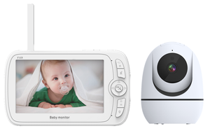 <span class=keywords><strong>Babyphone</strong></span> vidéo sans fil, écran 900ft, interphone bidirectionnel avec Rotation d'inclinaison, vidéo couleur, 5 pouces, pour la Surveillance à domicile, activé par le son - Product Image 6
