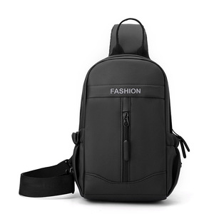 Fashion Men's Chest Bag Gray Black Portable Breathable Everyday Commute Crossbody Bag Summer 2026 - Product Image 5