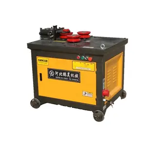 Steel arc rebar circular manual bending machine