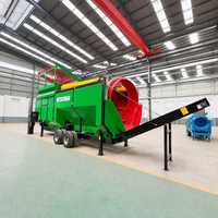ISO 9001 Adaptable aux environnements difficiles MTS2050 Cribleur mobile de surface Cribleur mobile de compost et de gravier