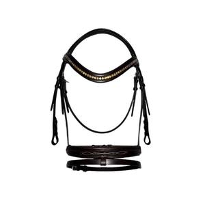 Brida inglesa de charol de alta calidad para carreras de caballos, hermosas piedras, Noseband, equipo de equitación de la mejor calidad - Product Image 1