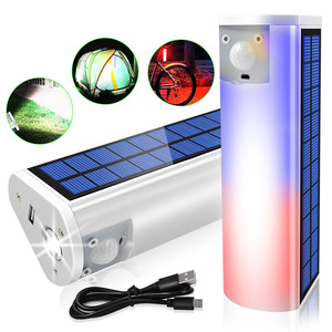 Nouvelle lampe solaire portable pour camping, voyage, voiture, avec fonction de signalisation d'avertissement et de charge. - Product Image 1