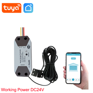 Abrepuertas de Garaje Eléctrico Inteligente Tuya Smart Life, <span class=keywords><strong>Control</strong></span> <span class=keywords><strong>Remoto</strong></span> Inalámbrico WIFI, DC12V/24V, Compatible con <span class=keywords><strong>Control</strong></span> por Voz <span class=keywords><strong>Alexa</strong></span> y Google Home - Product Image 1