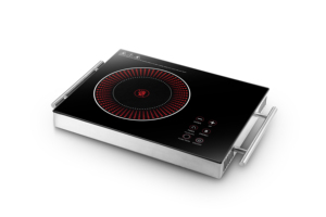 Table de cuisson infrarouge portable 2200W à brûleur unique pour la maison, avec capteur tactile et poignée, en acier inoxydable, cuisinière à induction domestique - Product Image 4