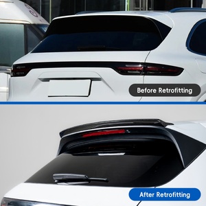 Alerón Trasero Superior en Forma de Ala de Fibra de Carbono Seca TKT para Actualización de Automóviles 2018-2024, con Cinta Adhesiva y Tornillos, Nuevo, Compatible con Cayenne - Product Image 2