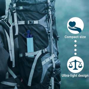 Système de filtration d'eau de survie pour les activités de plein air et le camping |   Purificateur d'eau d'urgence ultraléger, portable et durable - Product Image 4