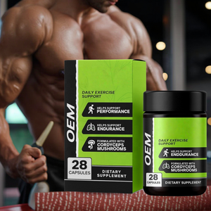 Capsule di funghi complessi Extra resistenti ai funghi con Reishi Chaga Cordyceps e integratore di supporto per il cervello - Product Image 2