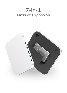 Base de Conexión USB Plateada OEM/ODM M1/<span class=keywords><strong>M2</strong></span> para <span class=keywords><strong>Mac</strong></span> Mini 2020, Estación de Conexión para Disco Duro para <span class=keywords><strong>Apple</strong></span> <span class=keywords><strong>Mac</strong></span> Mini - Product Image 5