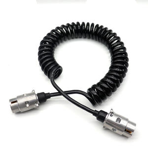 Cable de remolque Cable ABS de 7 vías Cables de alimentación eléctrica en espiral Cable de alta resistencia Cable de alimentación y tractores para semirremolques - Product Image 6