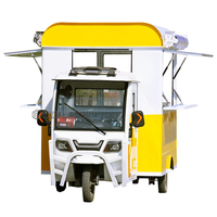 Tuk Tuk électrique à vendre, café, jus, bière, bar, chariot de nourriture électrique, stand de hot-dogs, camion de nourriture, chariot à café, vélo électrique