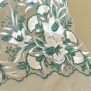 <span class=keywords><strong>Guanzhou</strong></span> Phổ Biến Nhất Bán Buôn Thêu Lưới Net Ren Vải - Product Image 4