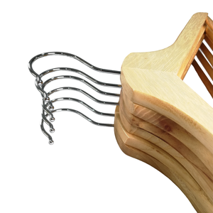 Cintres <span class=keywords><strong>en</strong></span> <span class=keywords><strong>bois</strong></span> modernes, naturels et durables à <span class=keywords><strong>prix</strong></span> d'usine, cintres rotatifs multifonctionnels antidérapants pour salle de bain et armoire - Product Image 2
