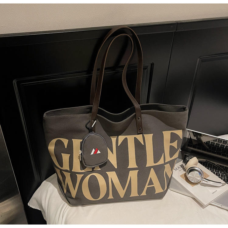 Black and gray with small bag