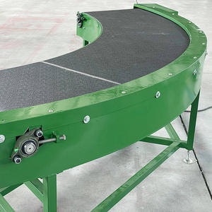 180/90 Graden Pvc/Pu Draaiband Transportband Curve Transportband Systeem Voor Geautomatiseerde Logistieke Transportsystemen Assemblagelijn - Product Image 2