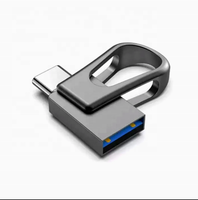 Option de couleur noir argenté Logo personnalisé en métal SSD Clé USB pour les besoins de stockage de documents volumineux