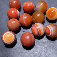 Perles d'agate naturelles Millefiori, accessoires pour bracelet DIY, multi-gemmes, agate rouge, perles de prière bouddhistes antiques