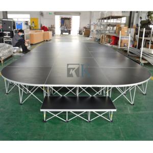 Escenario Portátil RK-Portable Stage RAK-SQ4I, Escenario Modular Portátil de Aluminio Ligero con Fácil Montaje y Desmontaje para Eventos - Product Image 5