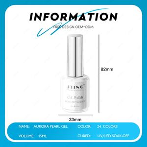 Nouvelle Collection JTING pour le Nouvel An : 24 Couleurs de Vernis Gel Effet Coquillage et Perle, Kit de Vernis Gel Effet Fil Perlé Créatif OEM - Product Image 2
