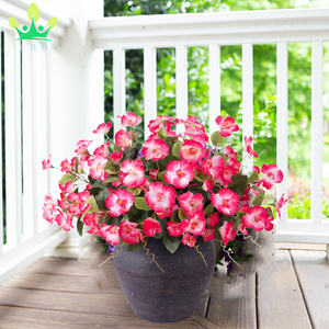 Plantes en soie artificielle <span class=keywords><strong>fleurs</strong></span> <span class=keywords><strong>pour</strong></span> printemps <span class=keywords><strong>été</strong></span> réaliste fleur <span class=keywords><strong>d</strong></span>'hibiscus bleu <span class=keywords><strong>pour</strong></span> pot planteur maison porche patio balcon cour - Product Image 5