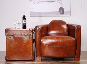 Vintage Retro <strong>Leather</strong> <strong>Chairs</strong> for Sale <strong>Tan</strong> Distressed <strong>Leather</strong> Hotel Club <strong>Chairs</strong> Mid century Best <strong>Leather</strong> Reclining <strong>Chair</strong> - Product Image 3